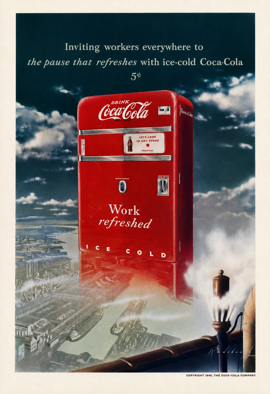 Автомат по продаже напитков Coca-Cola Автомат по продаже напитков Coca-Cola