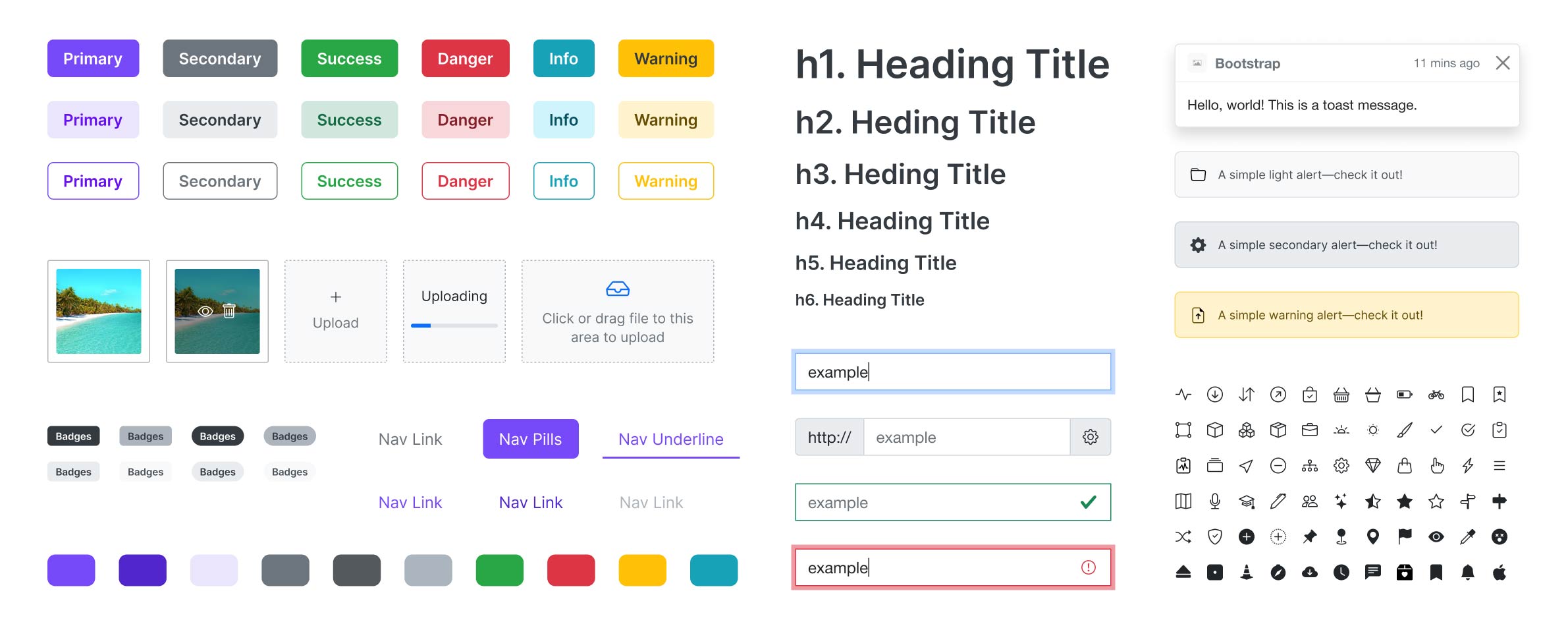 Набор компонентов Bootstrap