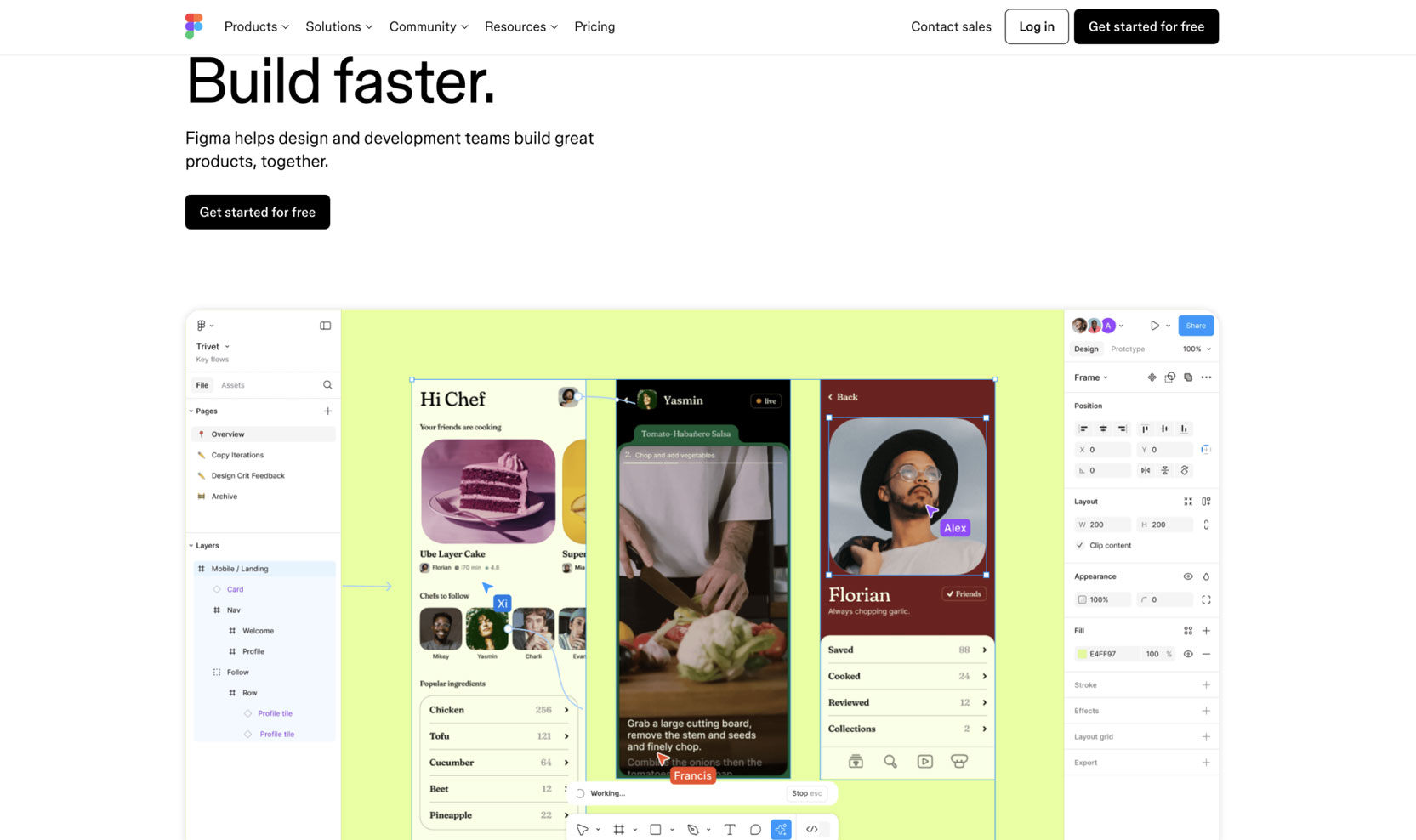 Головна сторінка сайту Figma